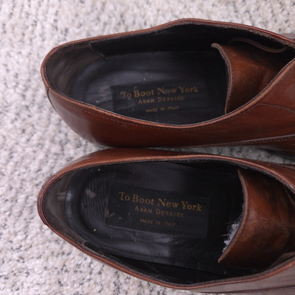 To Boot New York Shoes Mens Size 9 *NEW‎ SOLES* Cap Toe Dress Lace Up Leather - Picture 13 of 15